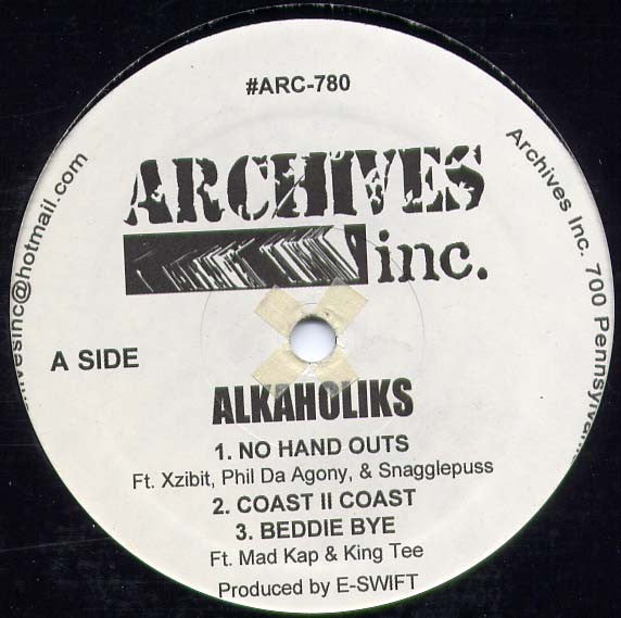 Alkaholiks- 4 Track EP, Second Hand 12 Inch Single