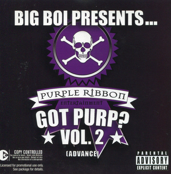 Various- Big Boi Presents...Got Purp? Vol 2, Second Hand Compact Disc