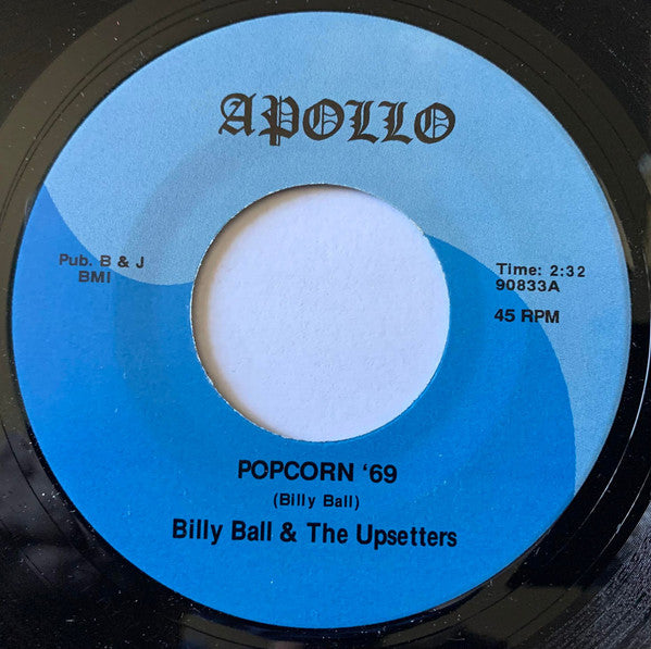 Billy Ball & The Upsetters- Popcorn 69/Sissy Walk, Second Hand 7 Inch Single