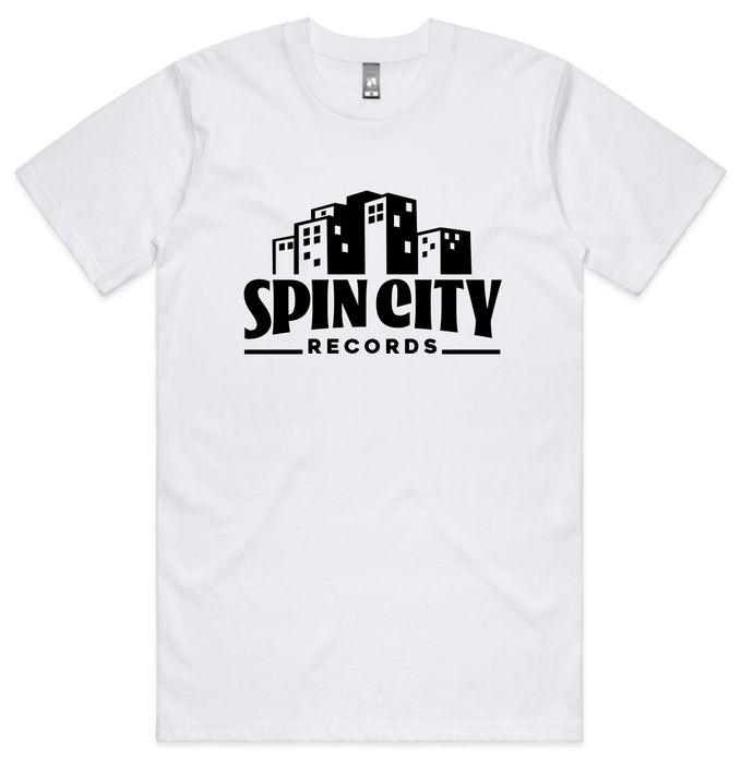 Spin City 'City Scape' Tee / White