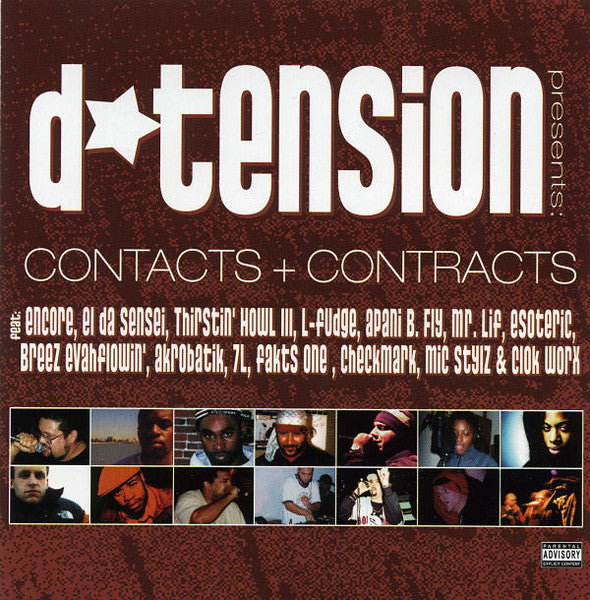 D Tension- Contacts & Contracts, Second Hand Compact Disc