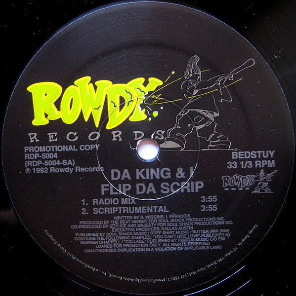 Da King & I- Flip Da Scrip/Brain 2 U, Second Hand 12 Inch Single