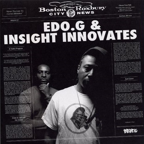 Edo.G & Insight Innovates- Self Titled, New Coloured Vinyl