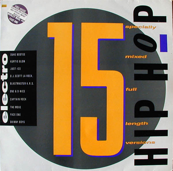 Various- Hip Hop Electro 15, Second Hand Vinyl Record
