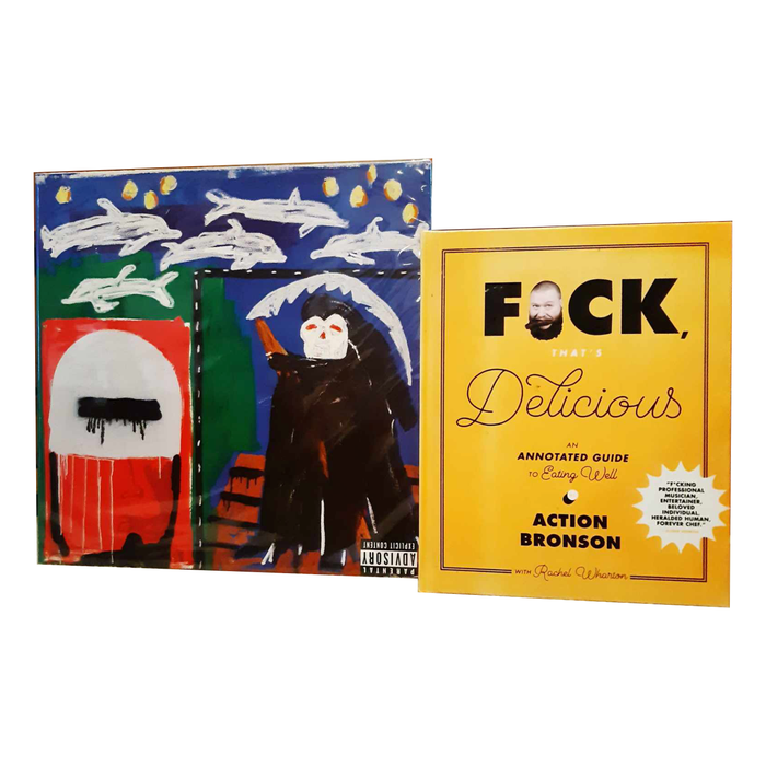 Action Bronson Bundle- Only For Dolphins LP & Fuck That's Delicious Book