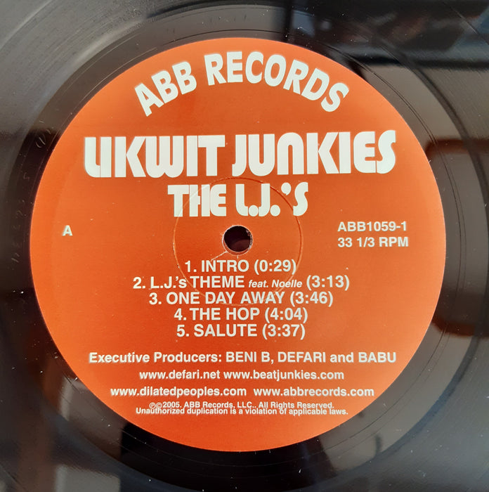 The Likwit Junkies- The L.J's, Second Hand 2LP