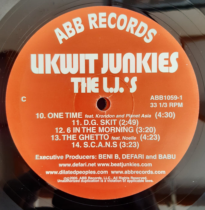 The Likwit Junkies- The L.J's, Second Hand 2LP