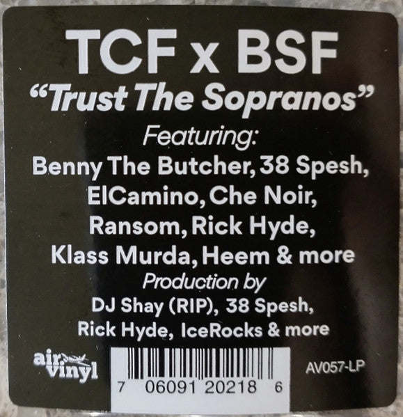 Black Soprano Family- Trust The Sopranos, New Vinyl Record