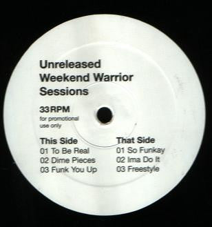 Biz Markie- Unreleased Weekend Warrior Sessions, Second Hand 12 Inch Single