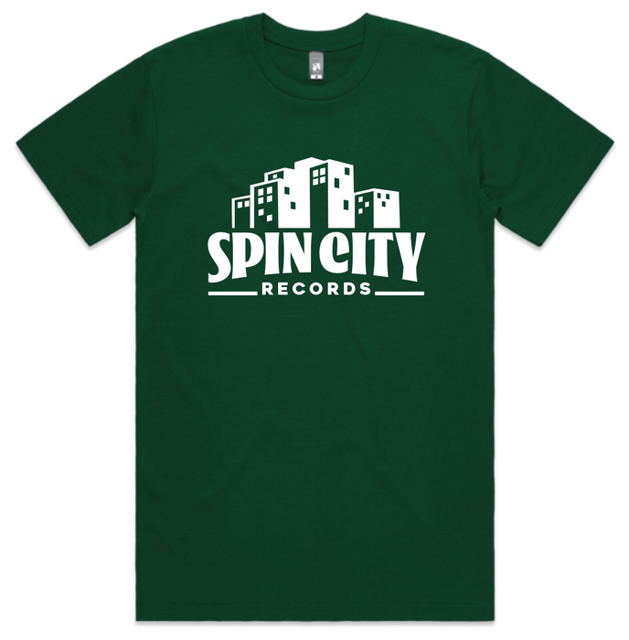 Spin City 'City Scape' Tee / Emerald Green