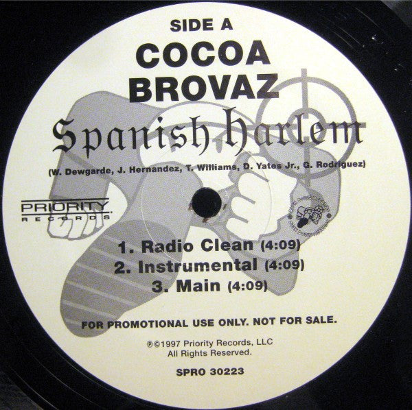 Cocoa Brovaz- Spanish Harlem/Drama, Second Hand 12 Inch Single