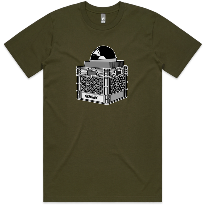 Spin City Crate Tee / Army