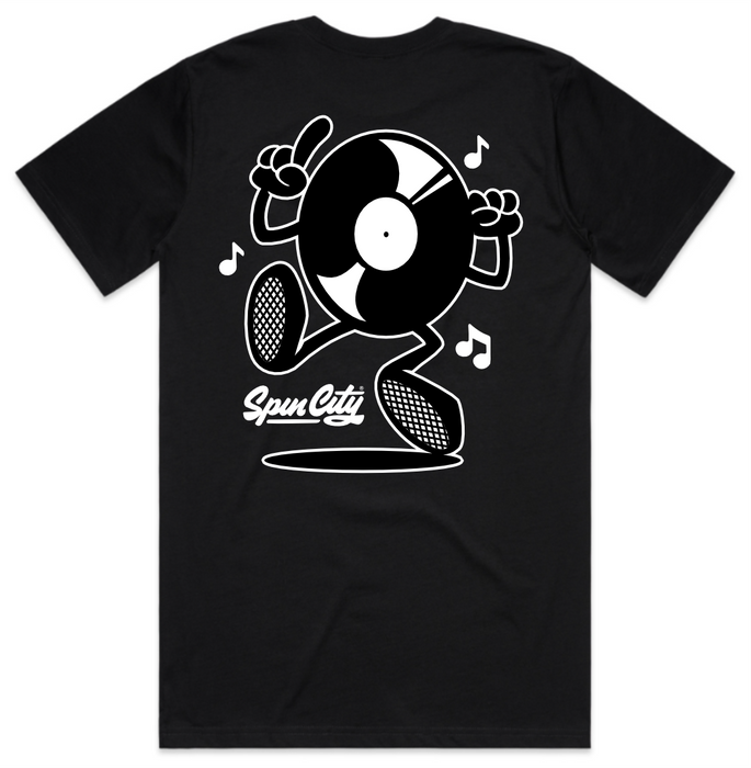 Spin City Dance Mascot Tee / Black