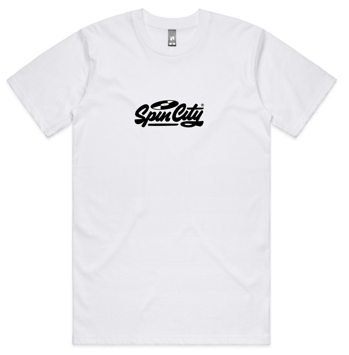 Spin City Dance Mascot Tee / White