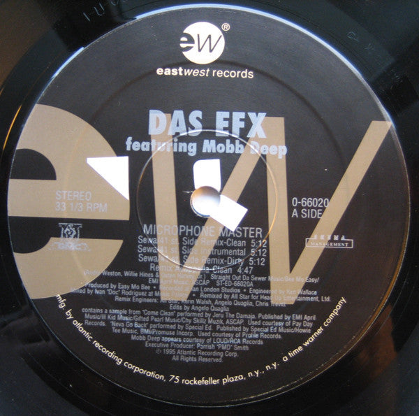 Das Efx/Mobb Deep- Microphone Master, Second Hand 12 Inch Single