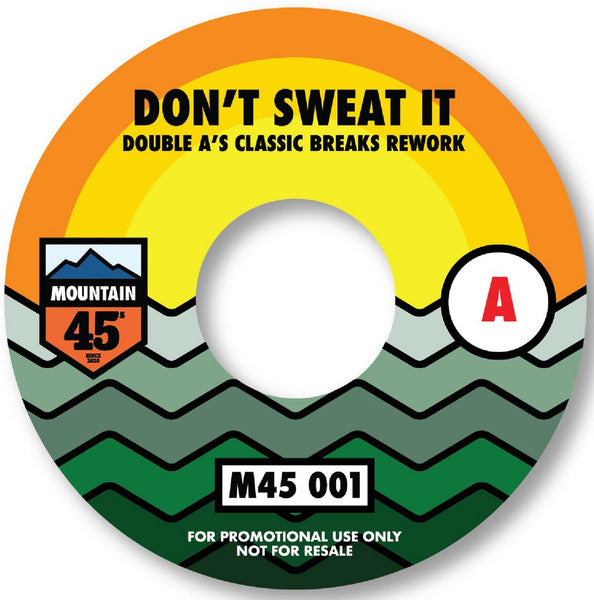 Double A & Jeyone- Dont Sweat It & Warped Pigs, New 7 Inch Single