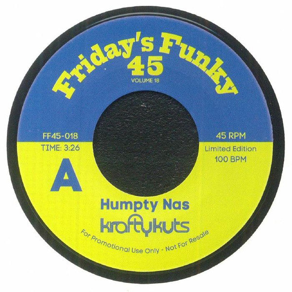 Krafty Kuts- Humpty Nas & Get On Down, New 7 Inch Single