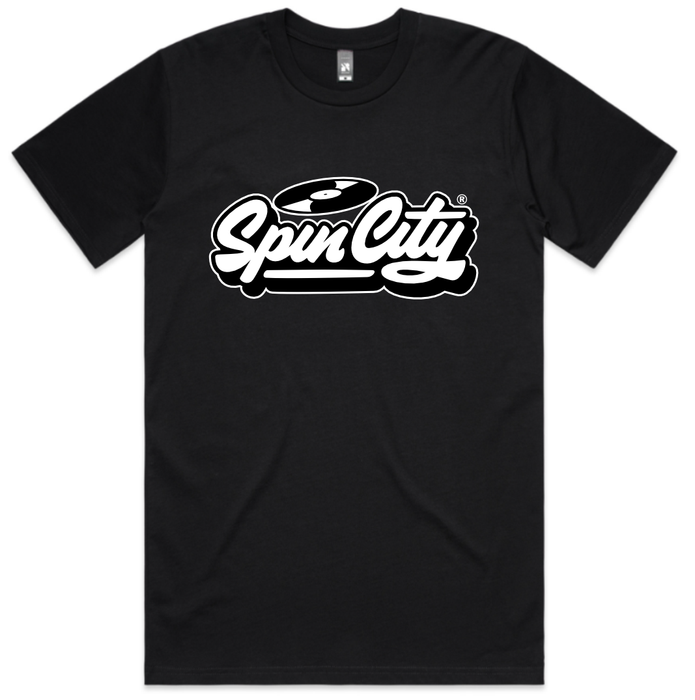 Spin City Logo Tee / Black