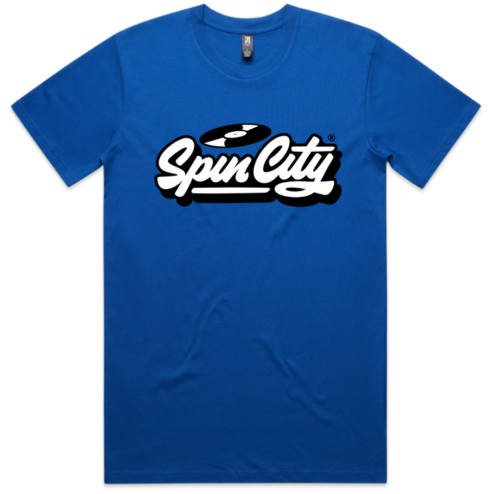 Spin City Logo Tee / Royal Blue