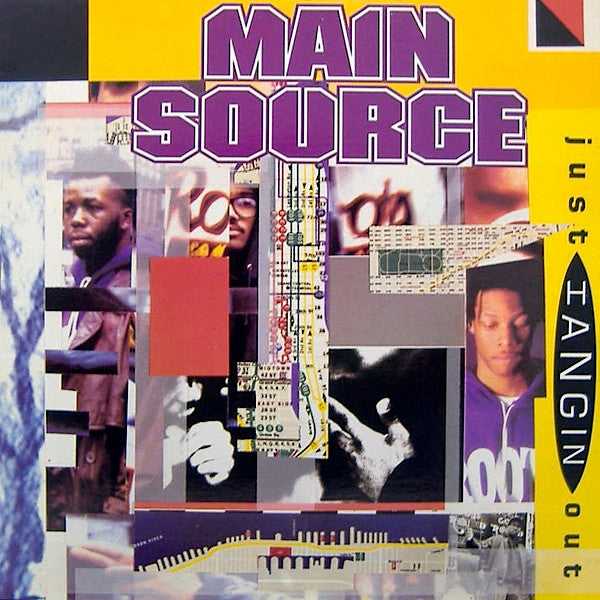 Main Source- Just Hanging Out/ Live At The Barbeque, Second Hand 12 Inch Single