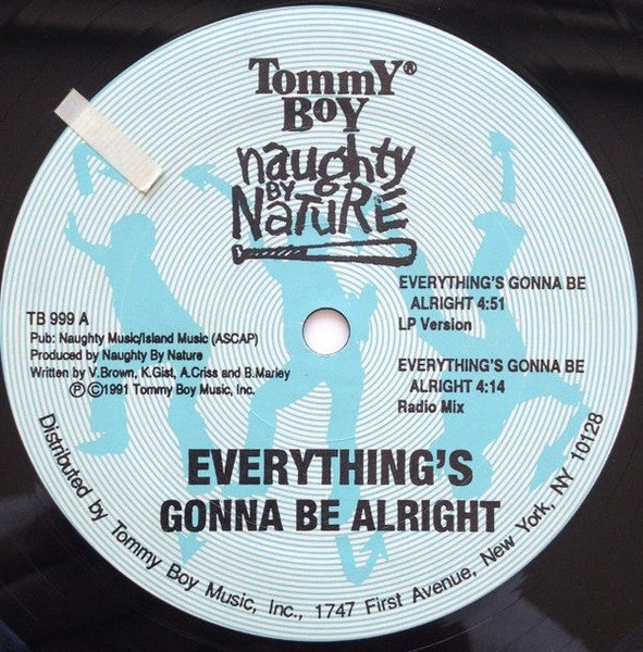 Naughty By Nature- Everything's Gonna Be Alright, Second Hand 12 Inch Single