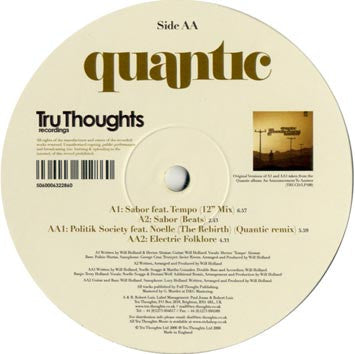 Quantic- Sabor, Second Hand 12 Inch Single