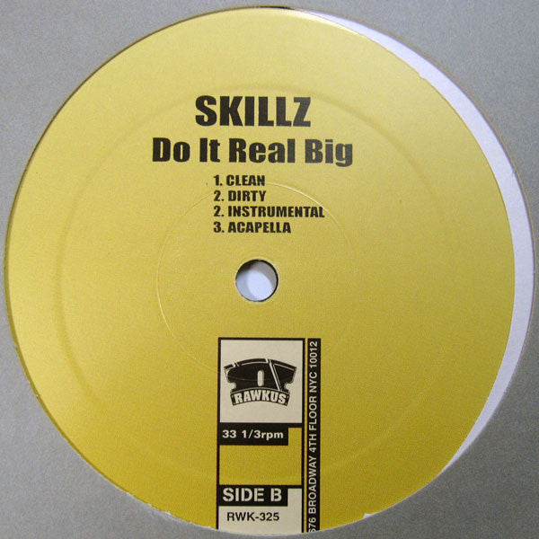 Skillz- Y'All Dont Wanna/ Do It Real Big, Second Hand 12 Inch Single