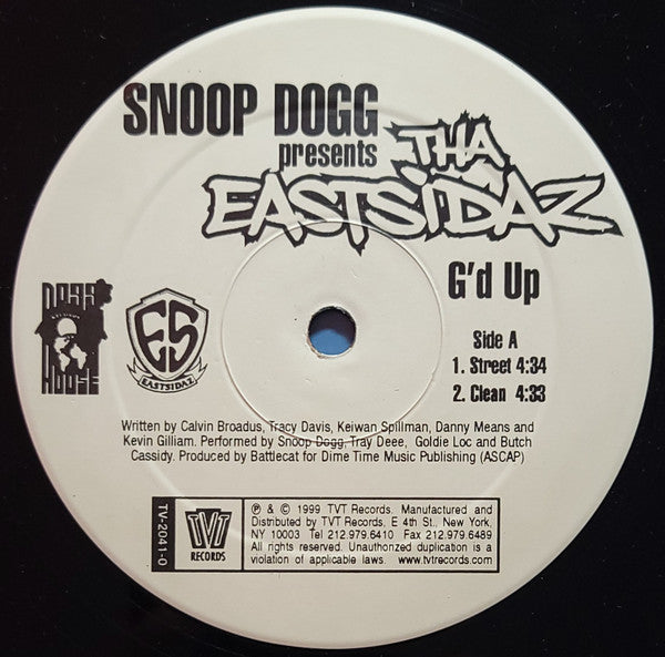 Snoop Dogg/Tha Eastsidaz- G'd Up, Second Hand 12 Inch Single