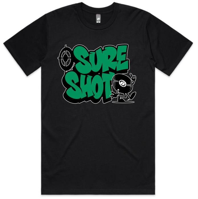 Sure Shot OG Tee / Black / Green