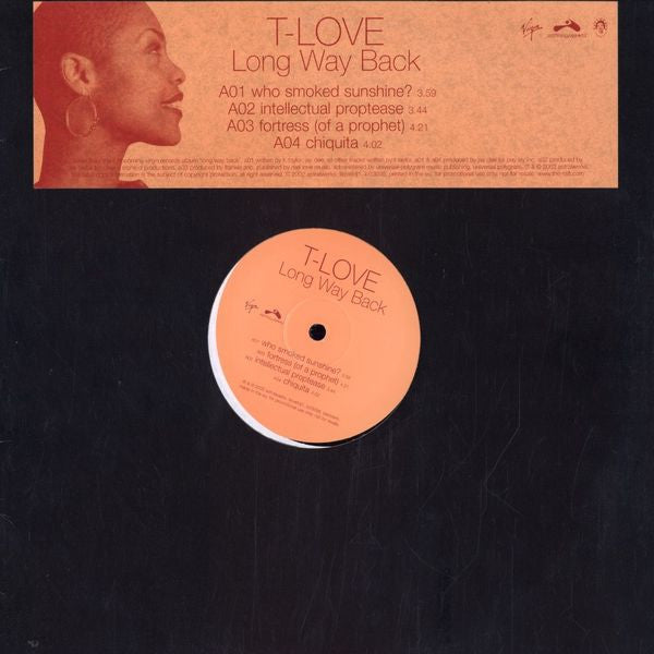 T Love- Long Way Back, Second Hand 12 Inch Single