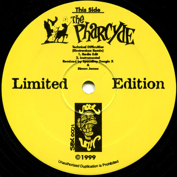 The Pharcyde/Spaceboy Boogie X- Technical Difficulties, Underground Sound, Second Hand 12 Inch Single