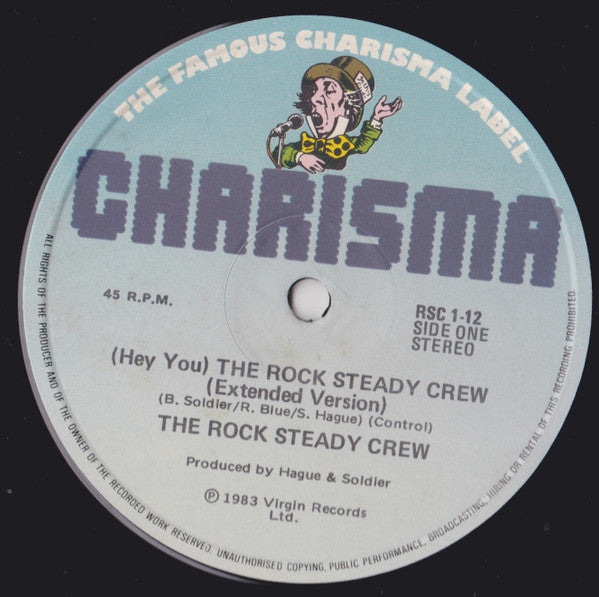 The Rock Steady Crew- Hey You, Second Hand 12 Inch Single