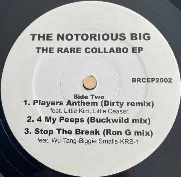 The Notorious BIG- Rare Collabo EP, Second Hand 12 Inch Single