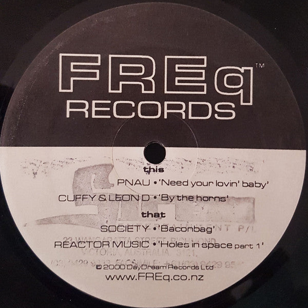 Various- Freq Records EP1, Second Hand 12 Inch Single