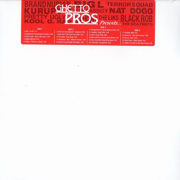 Various- Ghetto Pros Presents..., Second Hand 2LP Vinyl Record