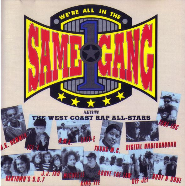 The West Coast Rap All Stars- We're All In The Same Gang, Second Hand Compact Disc