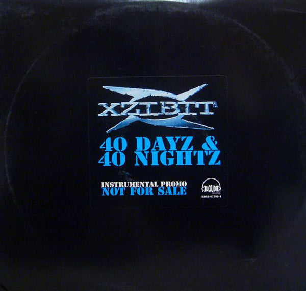 Xzibit- 40 Dayz & 40 Nightz-Instrumentals, Second Hand 2LP