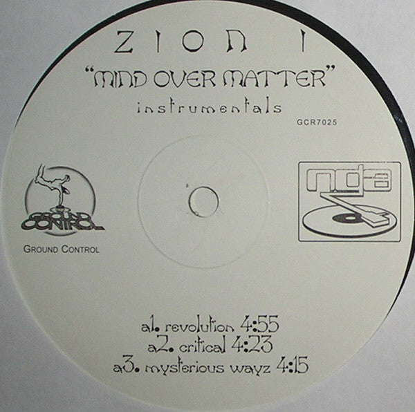 Zion I- Mind Over Matter Instrumentals, Second Hand 2LP Vinyl Record